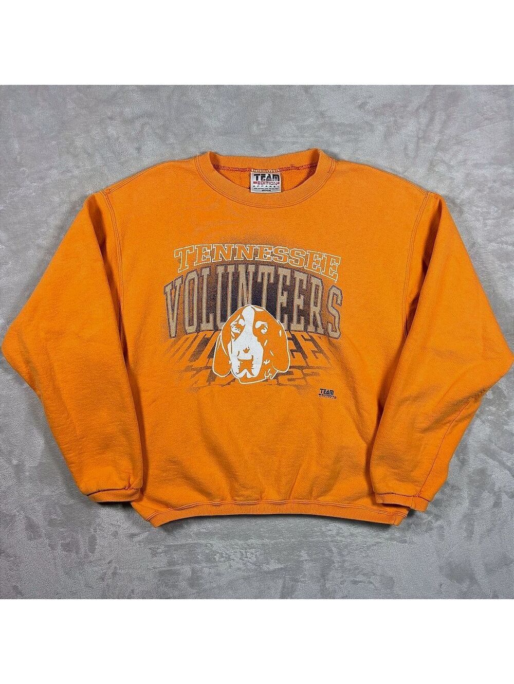 VTG 90s Tennessee Volunteers Smokey Mascot Crewneck Sweatshirt Med UT Vols